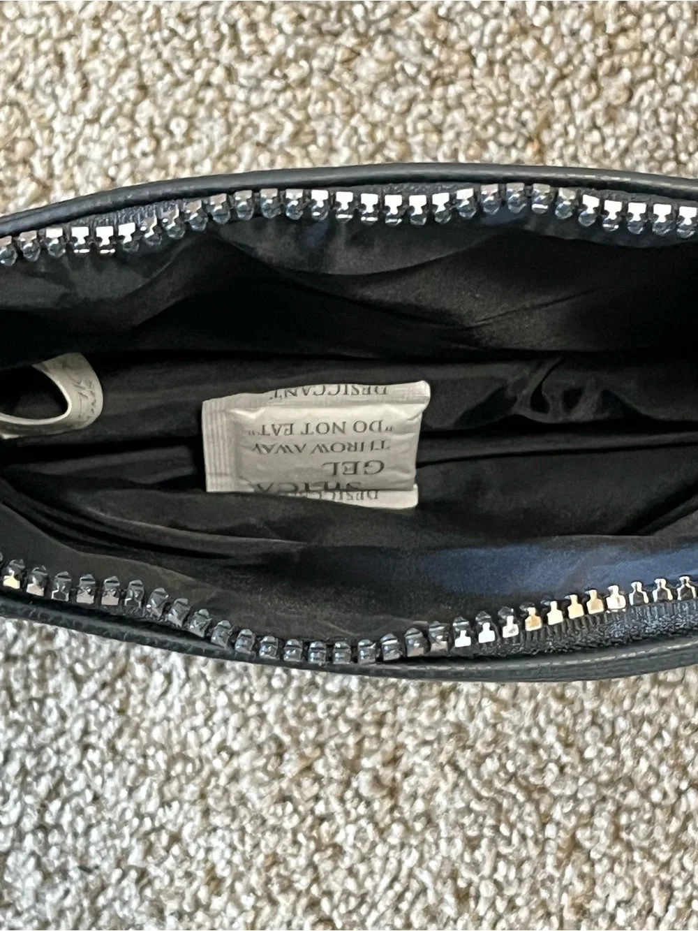Jimmy Choo Parfums Black Makeup Cosmetic Toiletry Zip Pouch